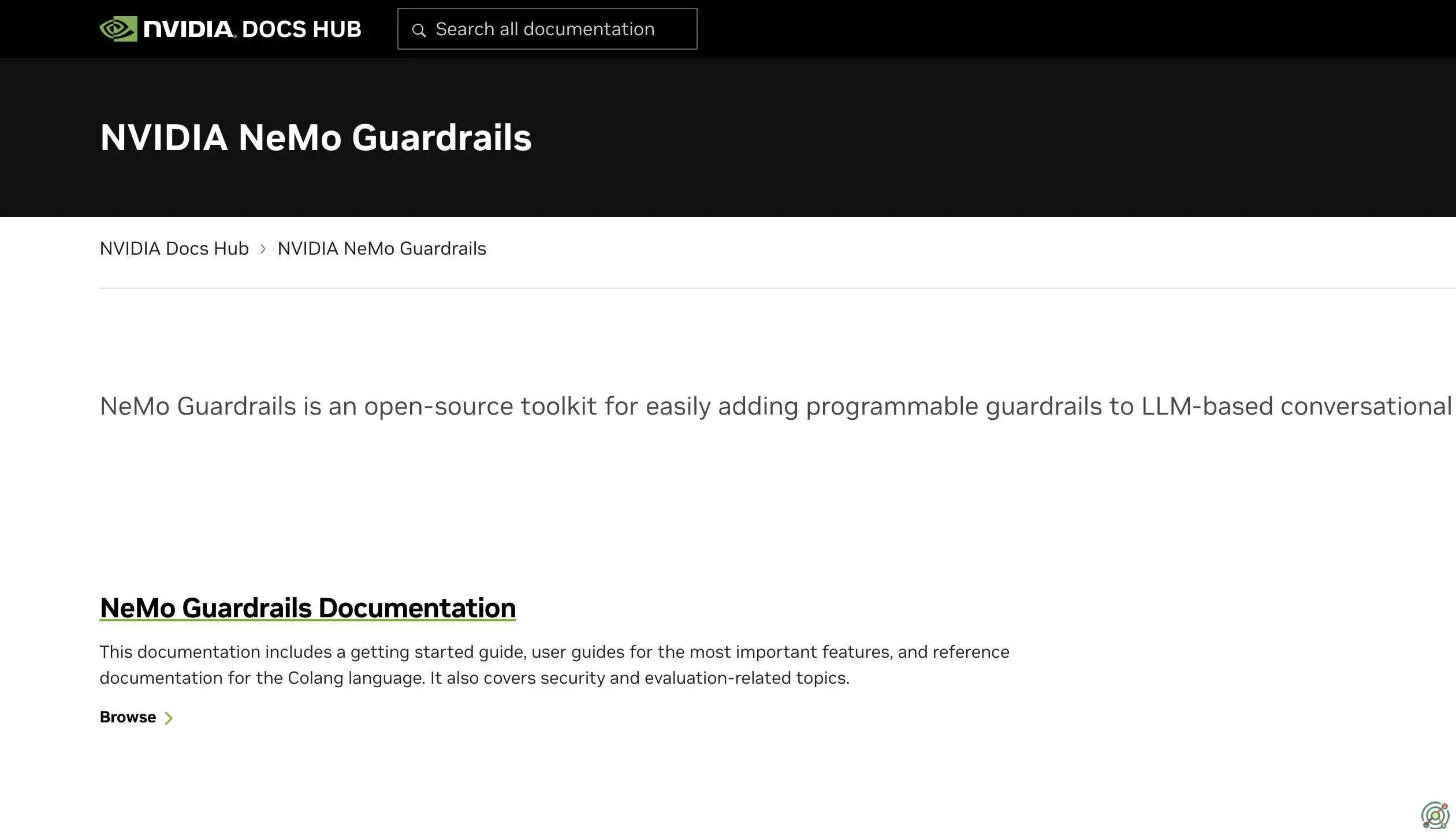 An open-source toolkit by NVIDIA for adding programmable guardrails to large language model (LLM) applications, ensuring safe and controlled interactions.
