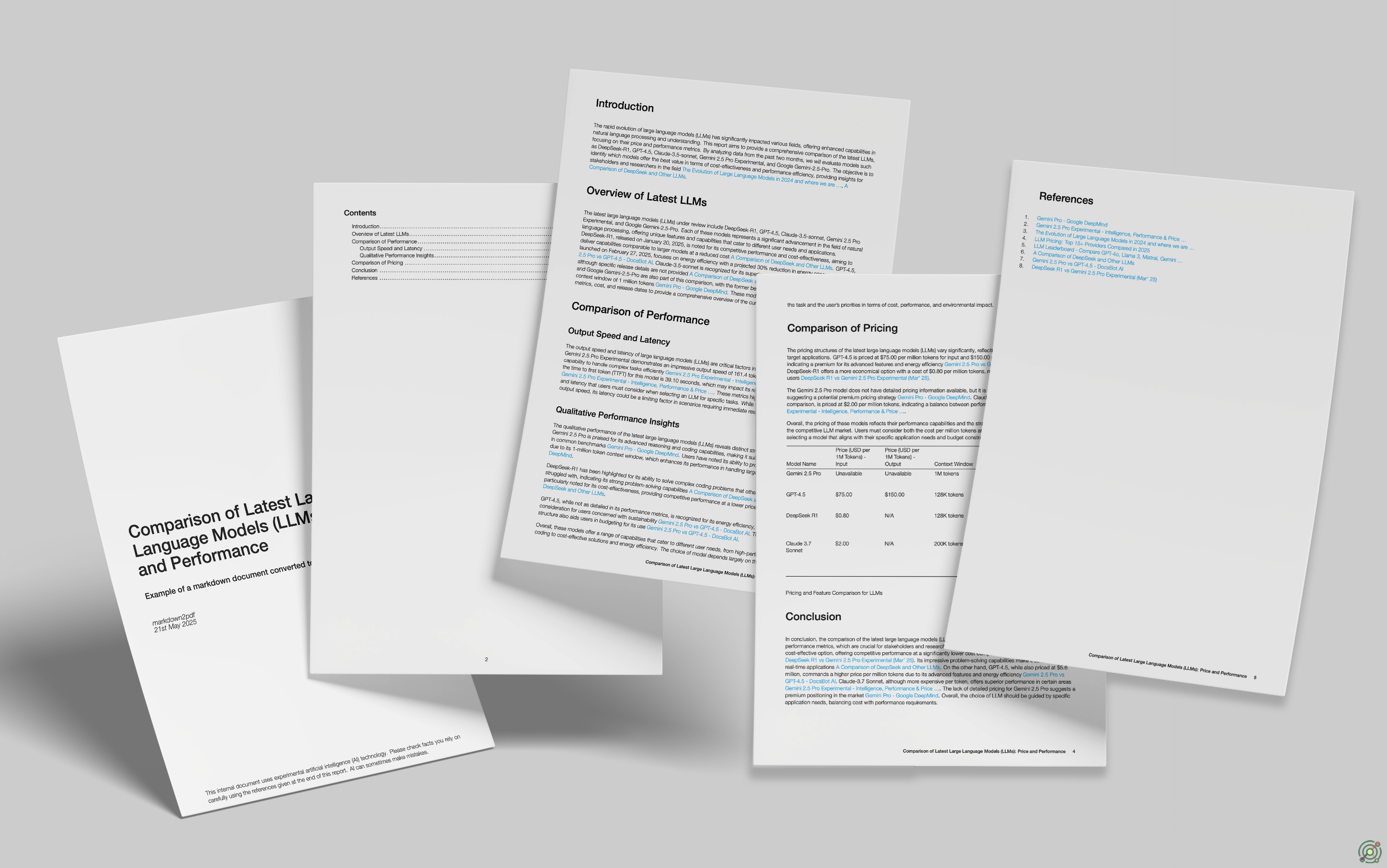 API and SDKs that convert Markdown to high‑quality PDFs via Lightning payments.