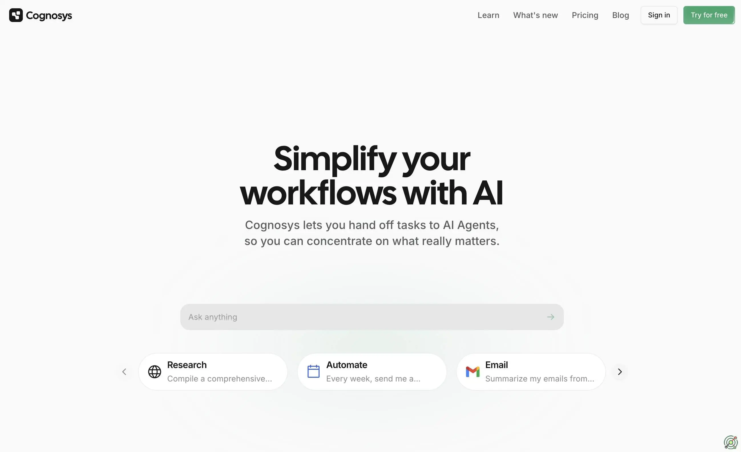 An AI platform that automates complex tasks by creating and managing AI agents to enhance productivity.