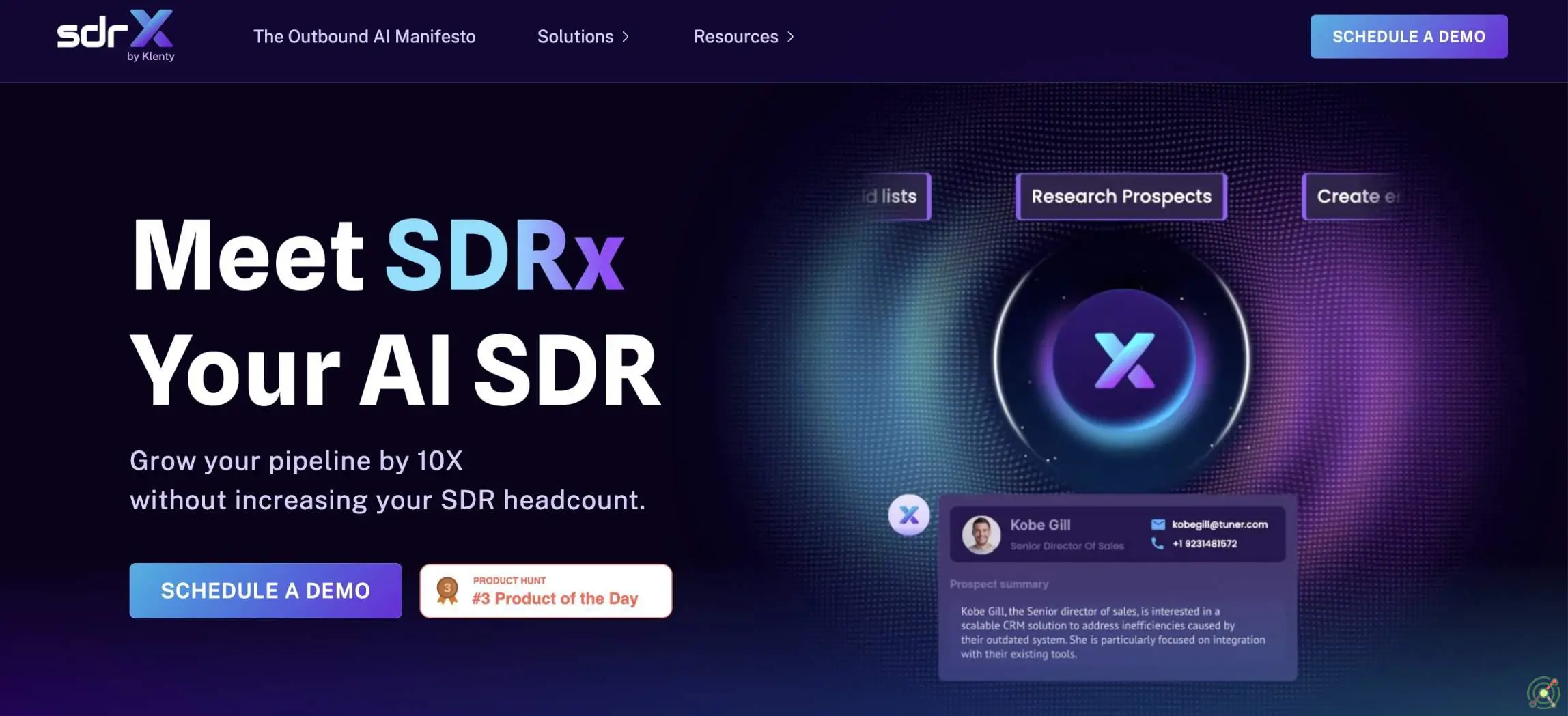 Automate your outbound with SDRx—grow your pipeline 10x without increasing your headcount.