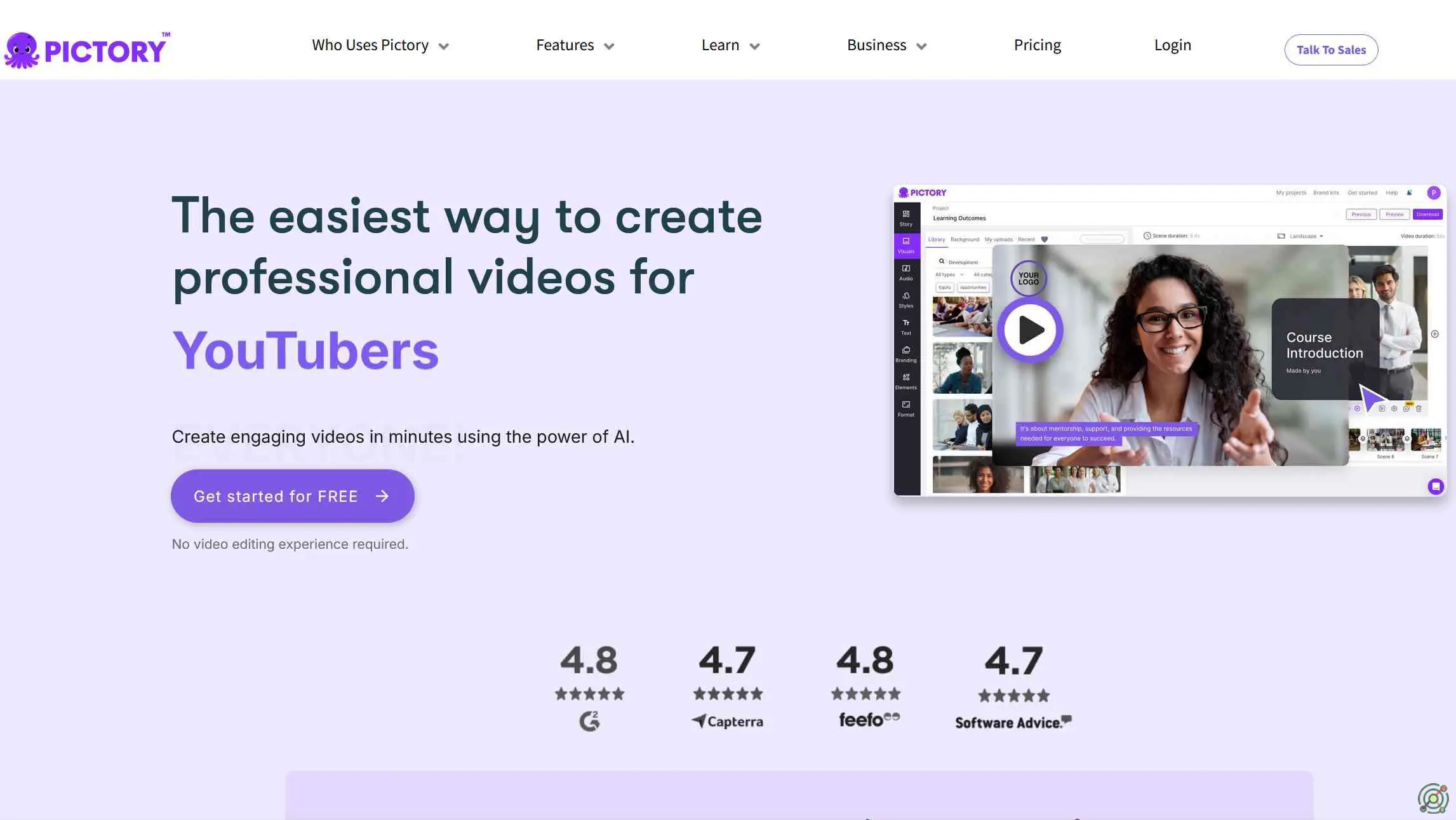 Video creation platform that transforms text content into engaging videos, enabling effortless content repurposing and enhanced audience engagement.
