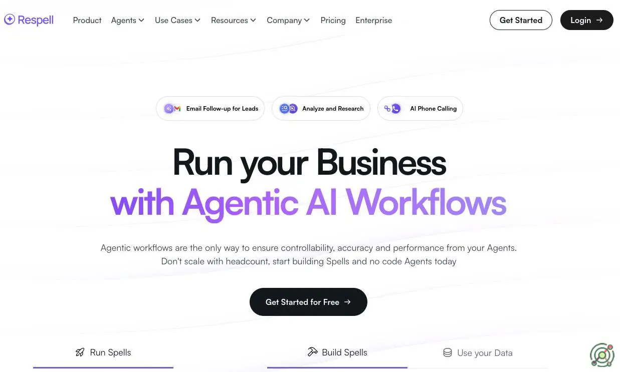 A no-code platform enabling users to create AI-powered workflows and agents, integrating seamlessly with existing tools to automate complex tasks.