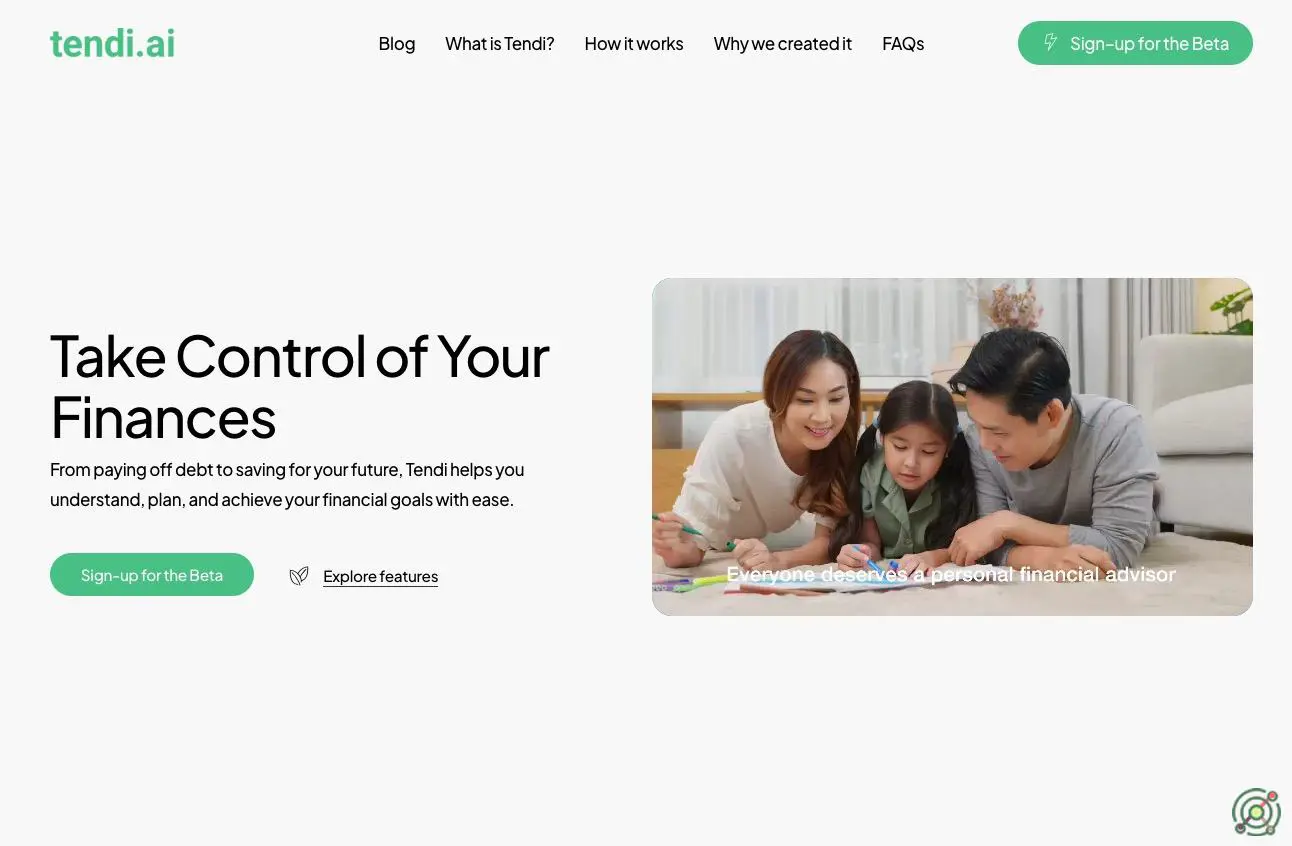 An AI-powered personal financial advisor platform designed to democratize access to financial guidance, assisting users in setting financial goals, planning, budgeting, and achieving milestones.