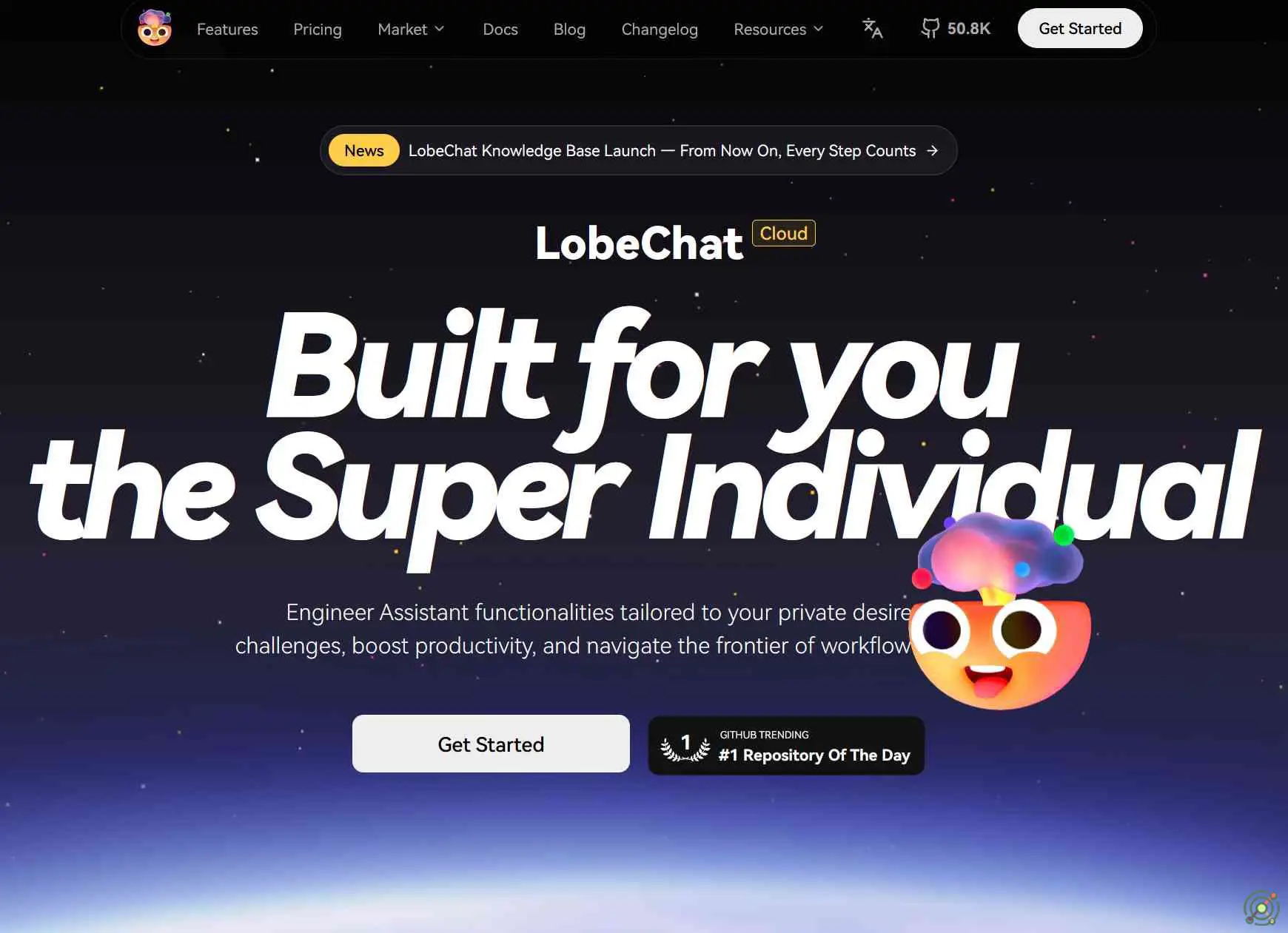 An open-source platform enabling users to create, customize, and manage AI assistants and agents for various applications.