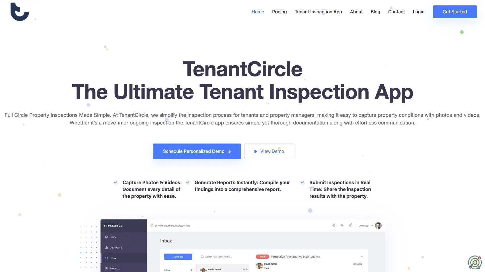 A mobile application that streamlines property inspections for tenants and property managers, enabling efficient documentation and communication.