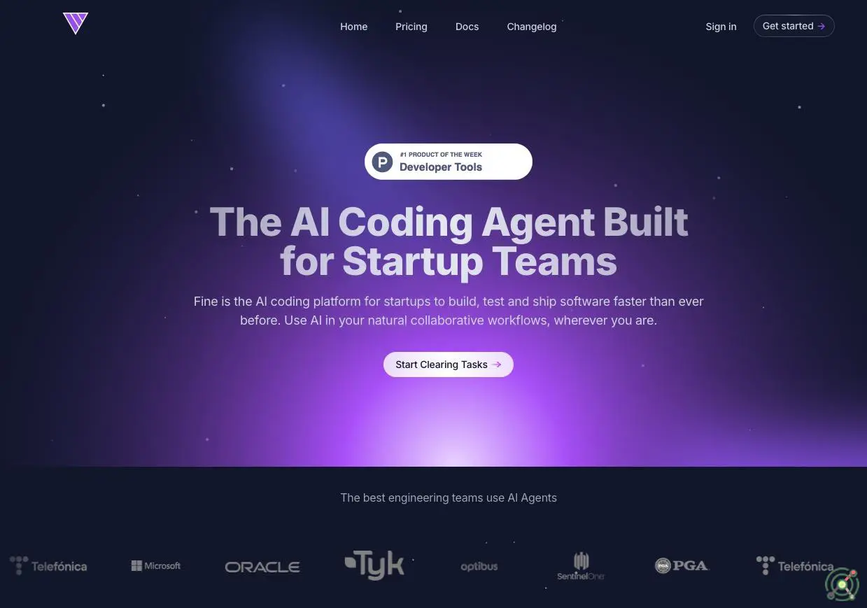 An AI-powered coding platform designed to help startup teams build, test, and deploy software more efficiently.