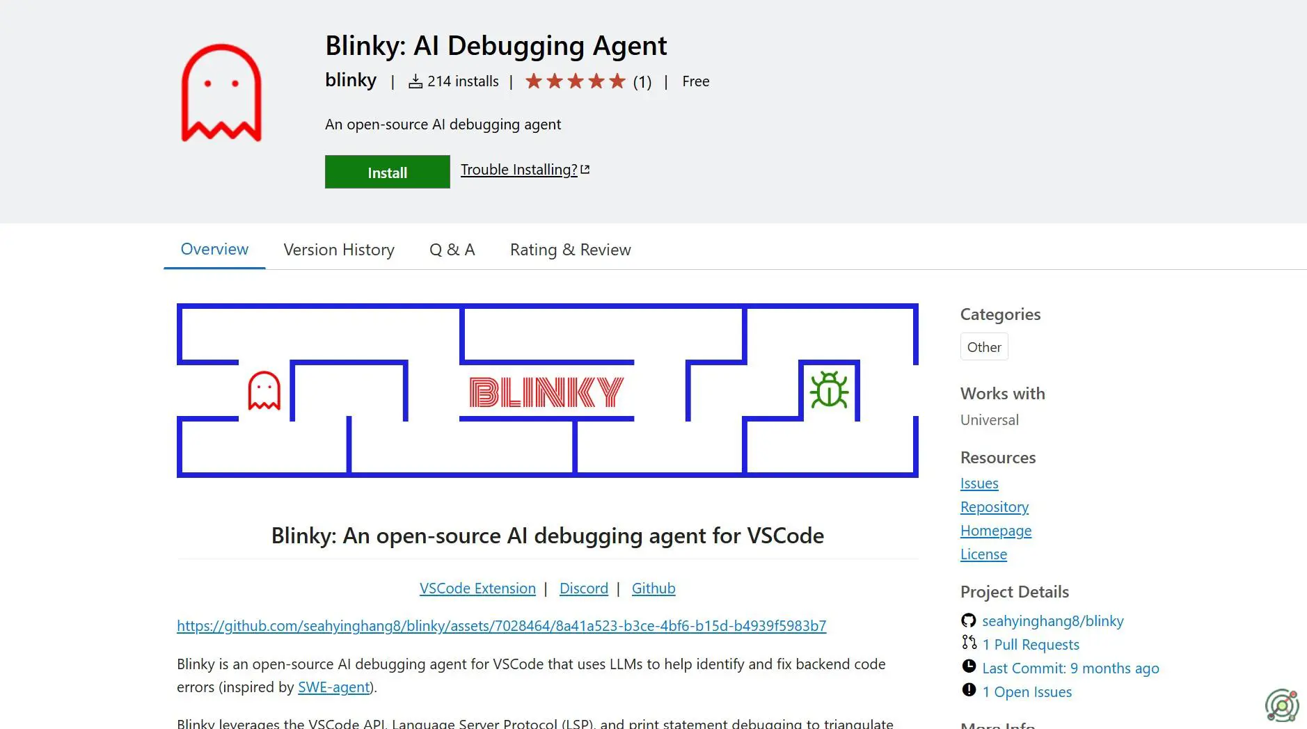 An open-source AI debugging agent for VSCode that uses LLMs to identify and fix backend code errors.