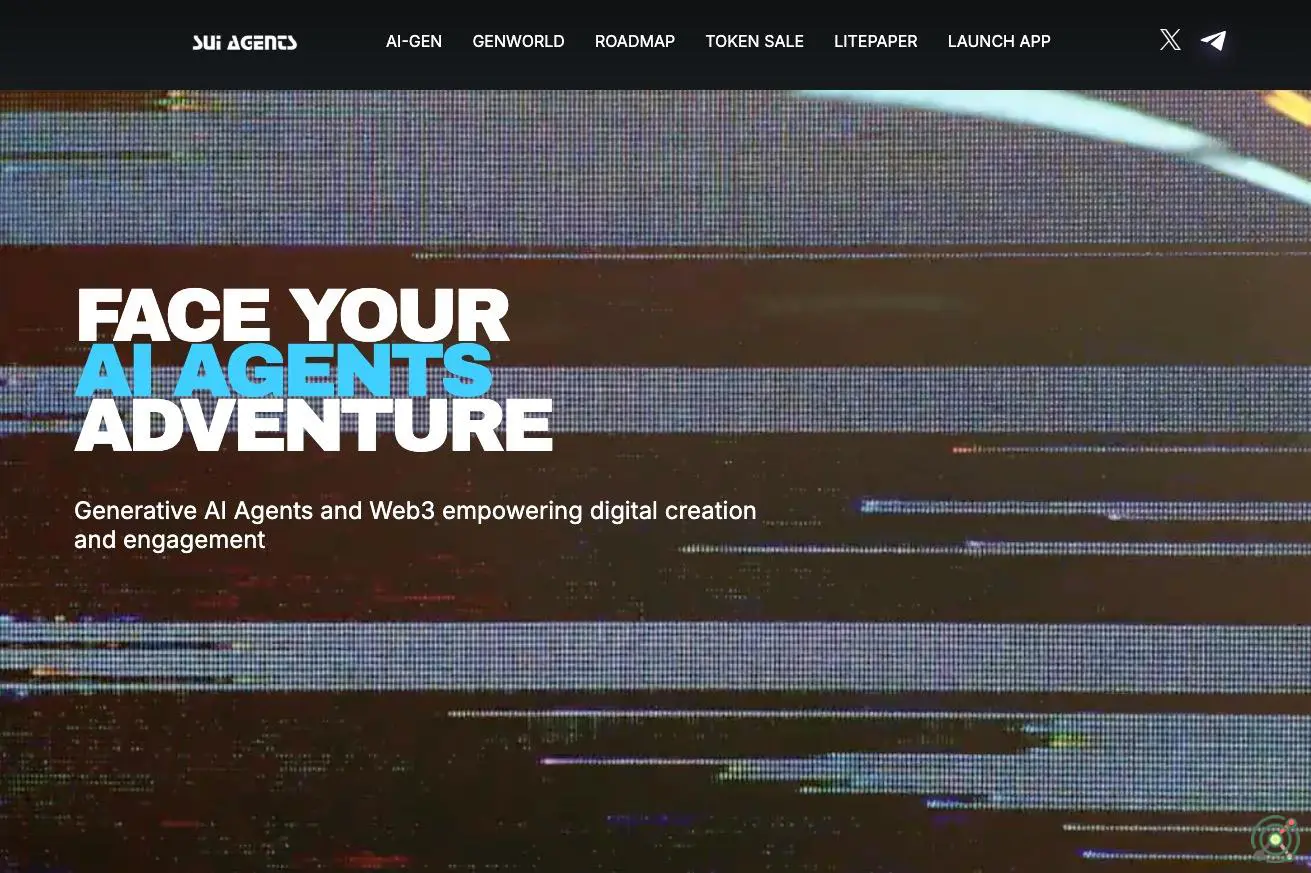 AI-powered platform enabling creation and tokenization of AI agents on the Sui blockchain.