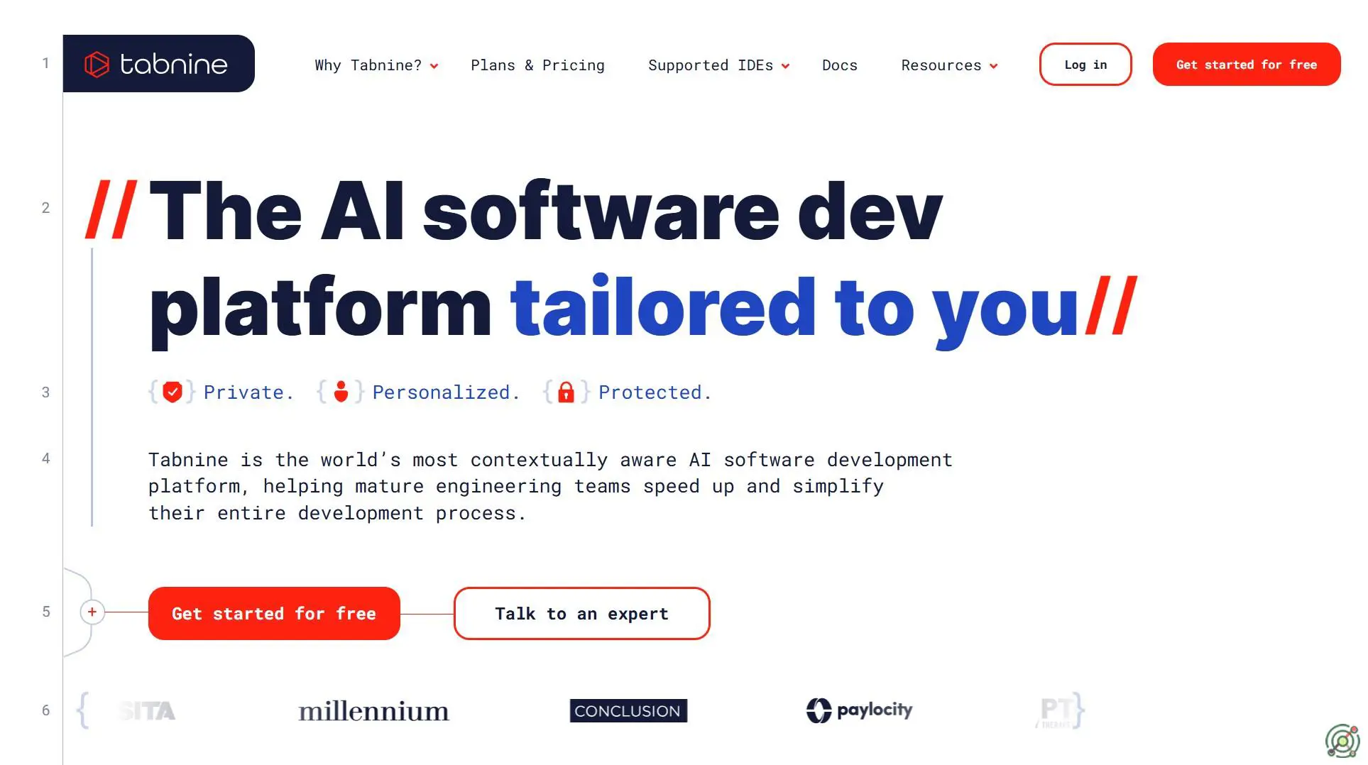 An AI code assistant that accelerates software development while ensuring code privacy and security.