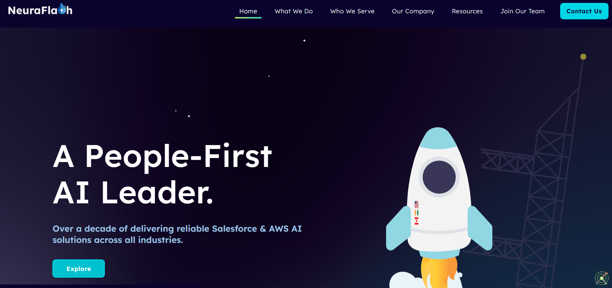 AI and automation solutions provider specializing in Salesforce and AWS platforms.