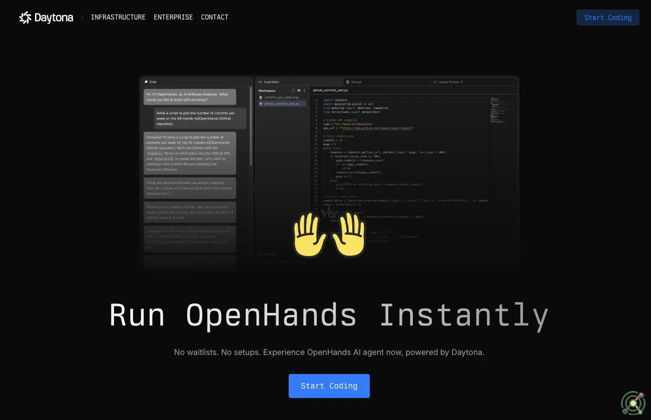 An open-source platform for AI-powered software development agents capable of performing tasks akin to human developers.