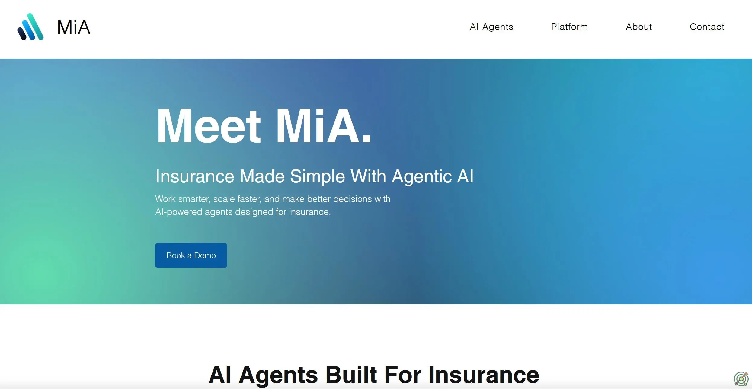 AI platform streamlining insurance operations with agentic AI solutions.