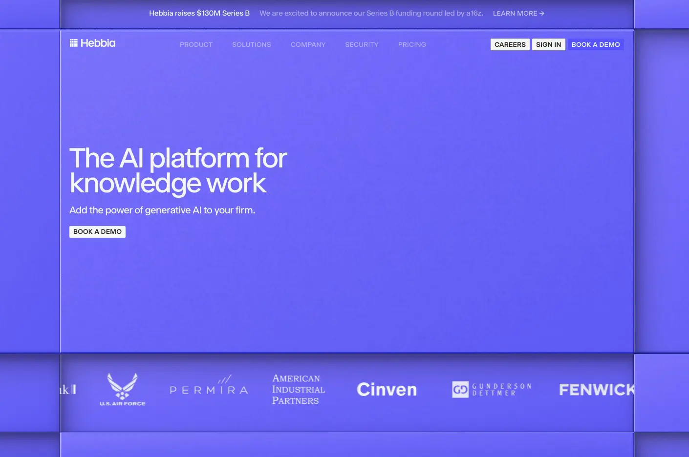 An AI platform that enhances knowledge work by enabling efficient search, analysis, and automation of complex workflows across various industries.