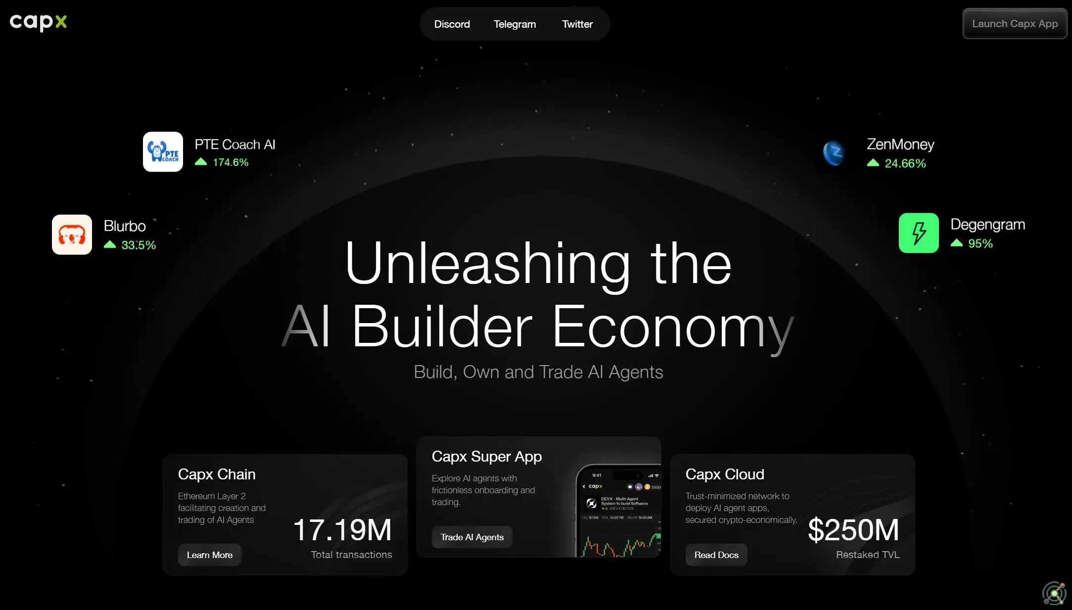 A decentralized platform enabling the creation, monetization, and trading of AI agents on an Ethereum Layer 2 network.