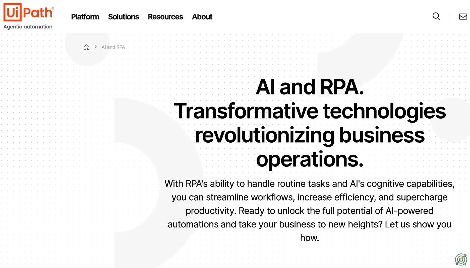 An AI-driven platform that enhances Robotic Process Automation (RPA) by integrating artificial intelligence to automate complex, cognitive tasks.