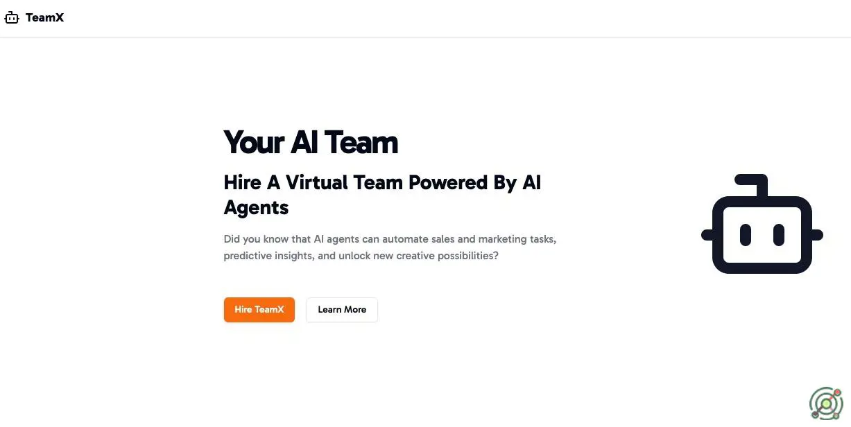 A virtual team powered by AI agents, offering services in sales, marketing, and customer service to help businesses scale efficiently.