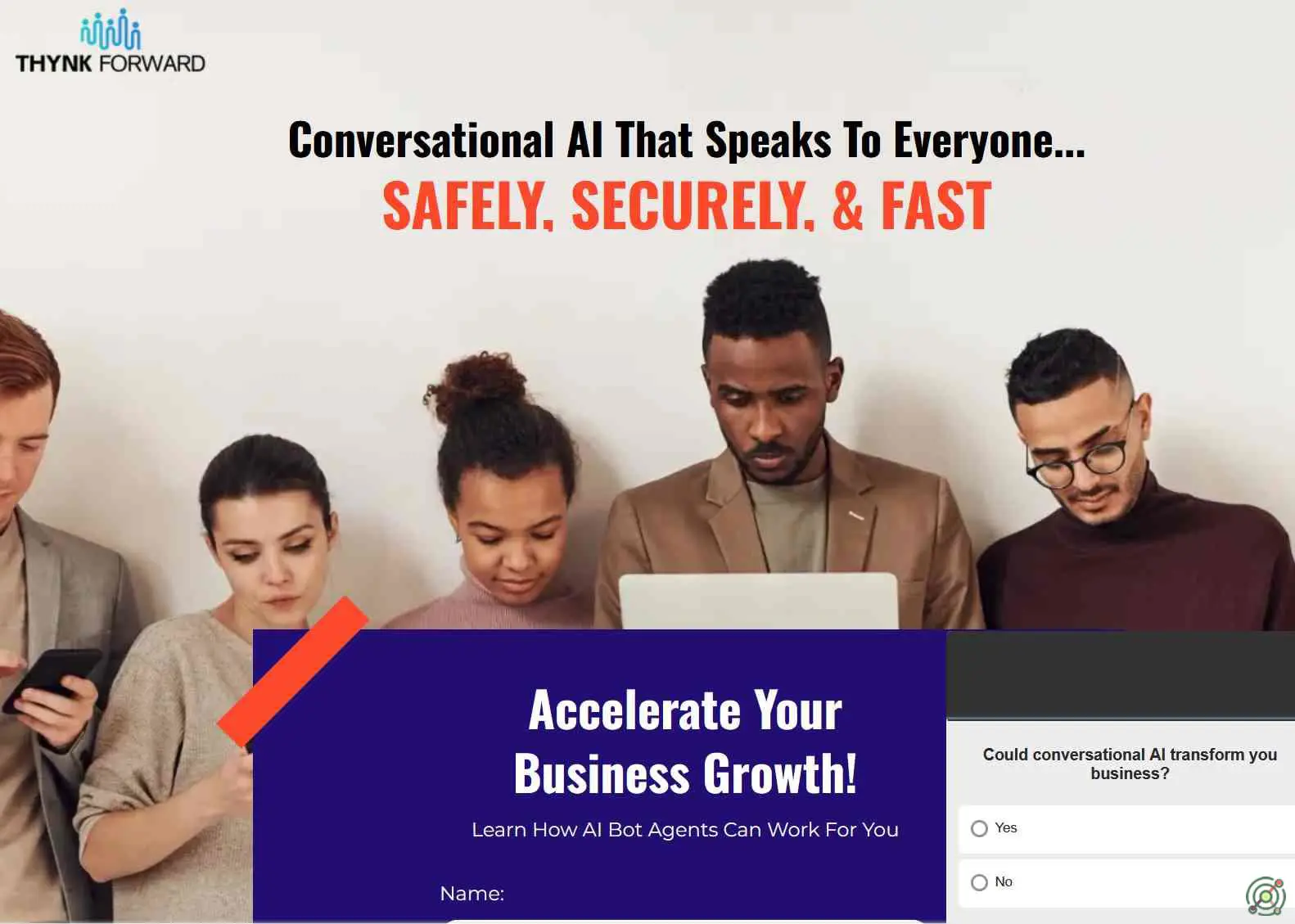 An AI agency specializing in conversational AI solutions to automate sales and customer service interactions.
