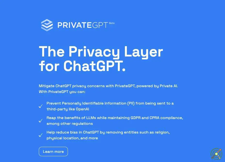 A privacy-focused AI solution that enables secure interactions with generative AI models by redacting personal information from user prompts.
