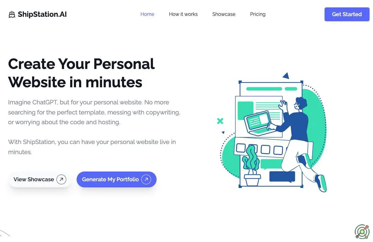An AI-powered platform that simplifies website creation, enabling users to design stunning landing pages and personal websites effortlessly.