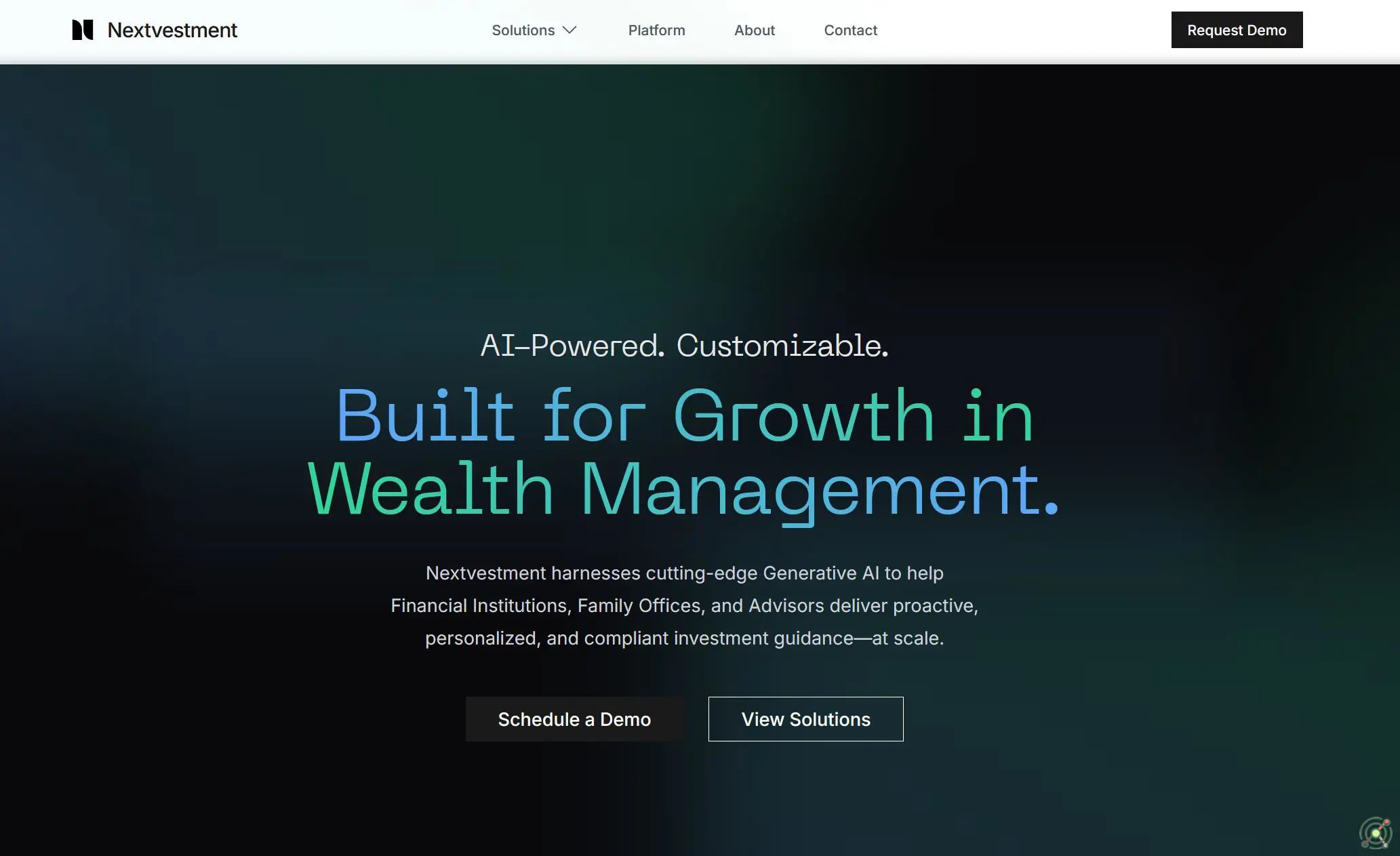 AI-powered platform delivering personalized, compliant investment guidance at scale.