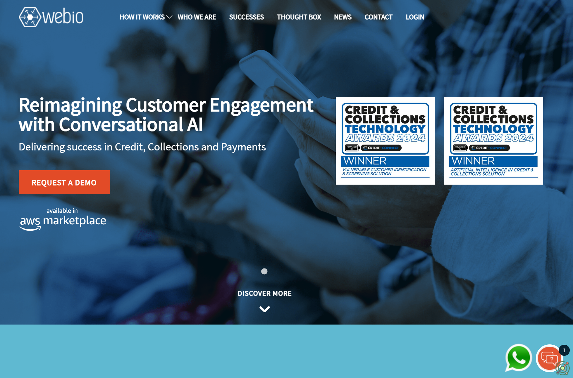 AI-driven conversational platform enhancing customer engagement in credit and collections.
