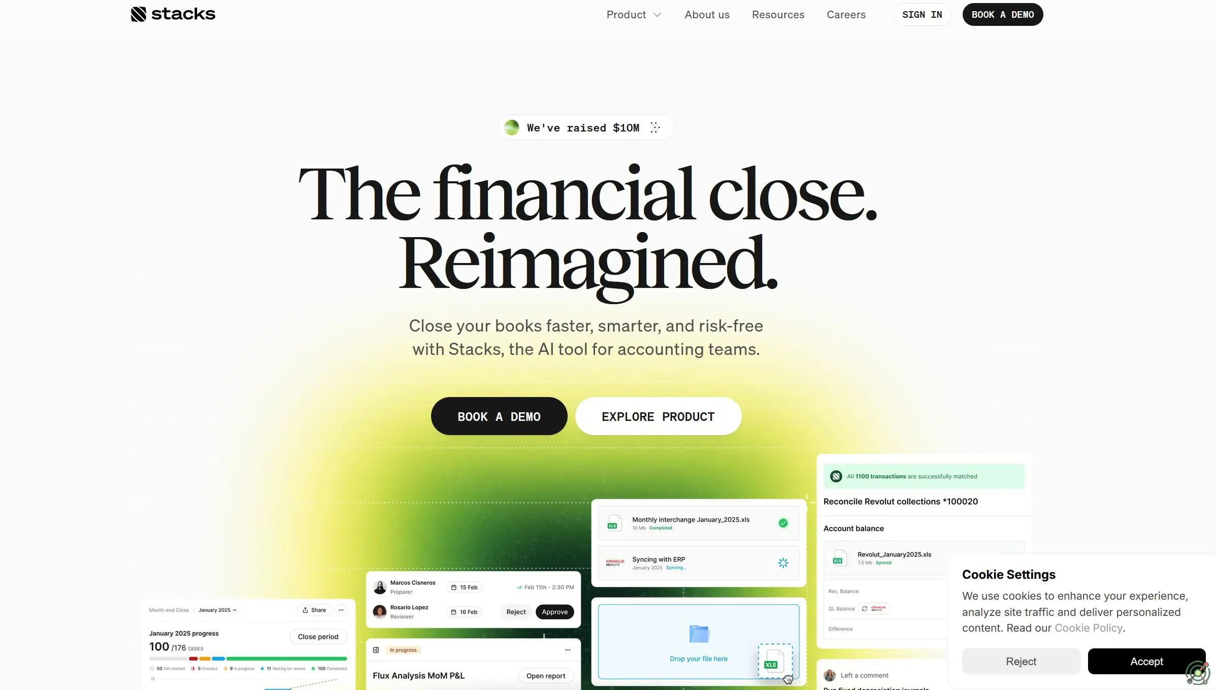 AI-powered platform that automates financial data processing and decision-making for businesses.