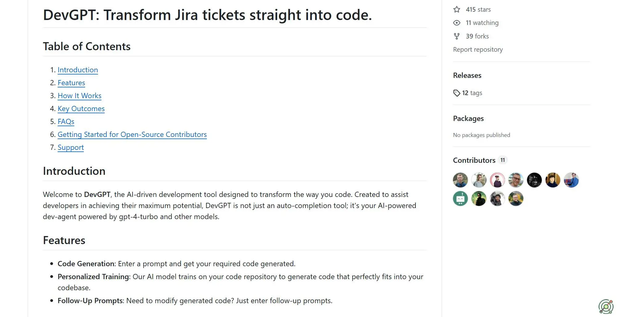 An AI-driven development tool transforming Jira tickets directly into code.