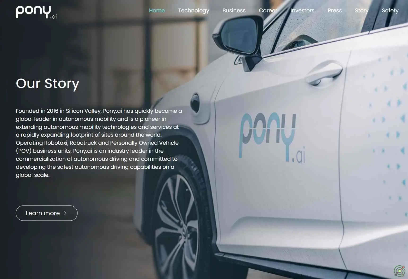 A global leader in autonomous driving technology, developing AI-driven solutions for robotaxi and robotruck services.