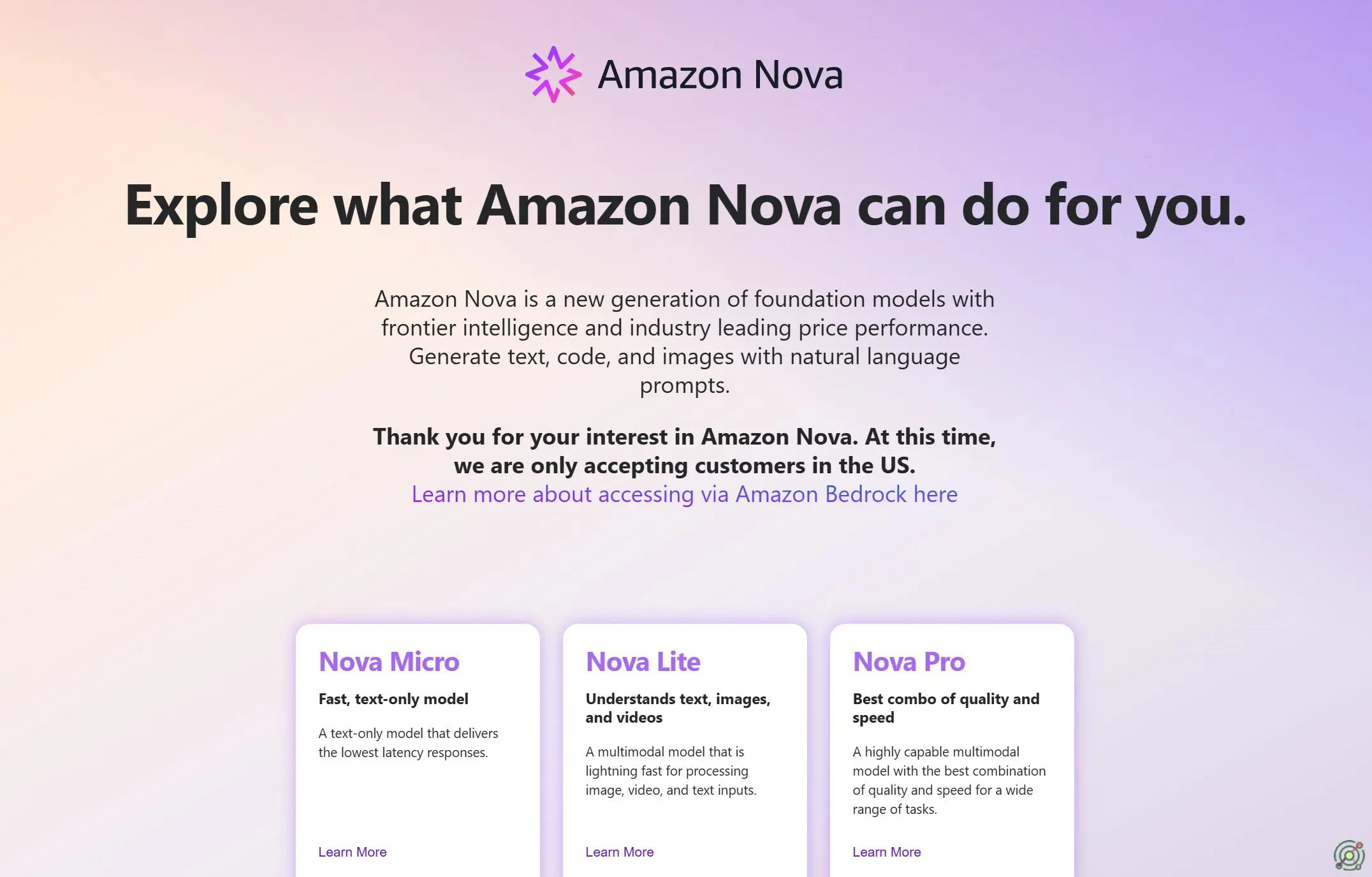 An AI agent by Amazon that autonomously performs tasks in web browsers.