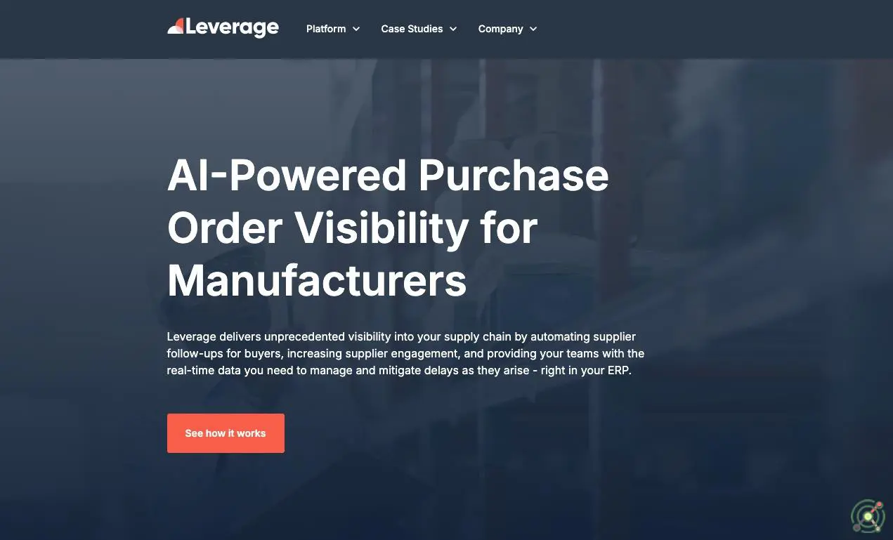 An AI-powered platform providing real-time supply chain visibility and automation for manufacturers, enhancing operational efficiency and supplier engagement.