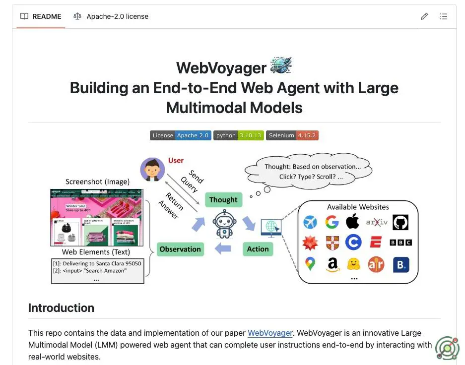 An LMM-powered web agent completing user instructions end-to-end by interacting with real-world websites.