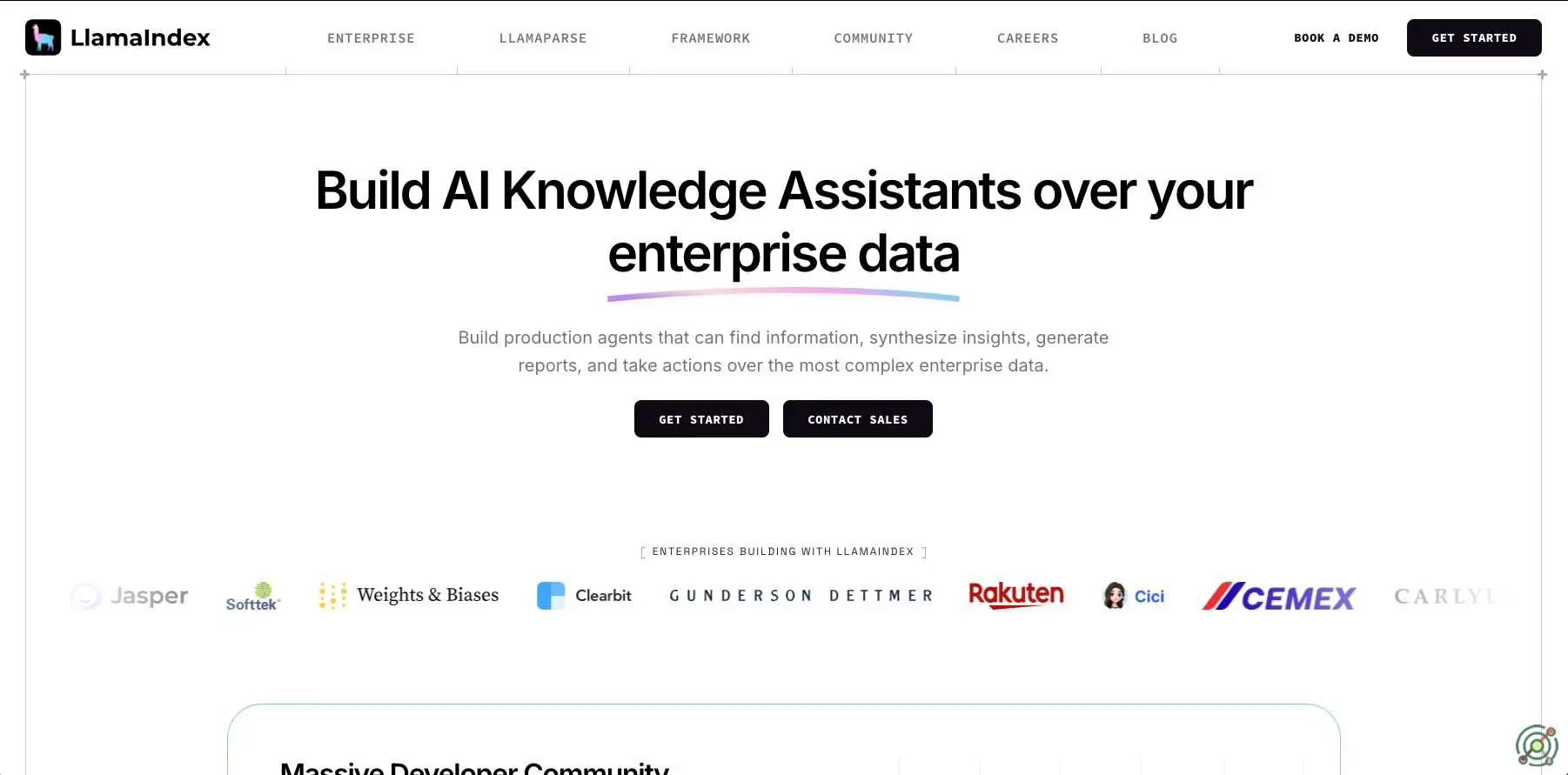 A managed platform offering production-grade parsing, ingestion, and retrieval services to enhance context augmentation in LLM and RAG applications.