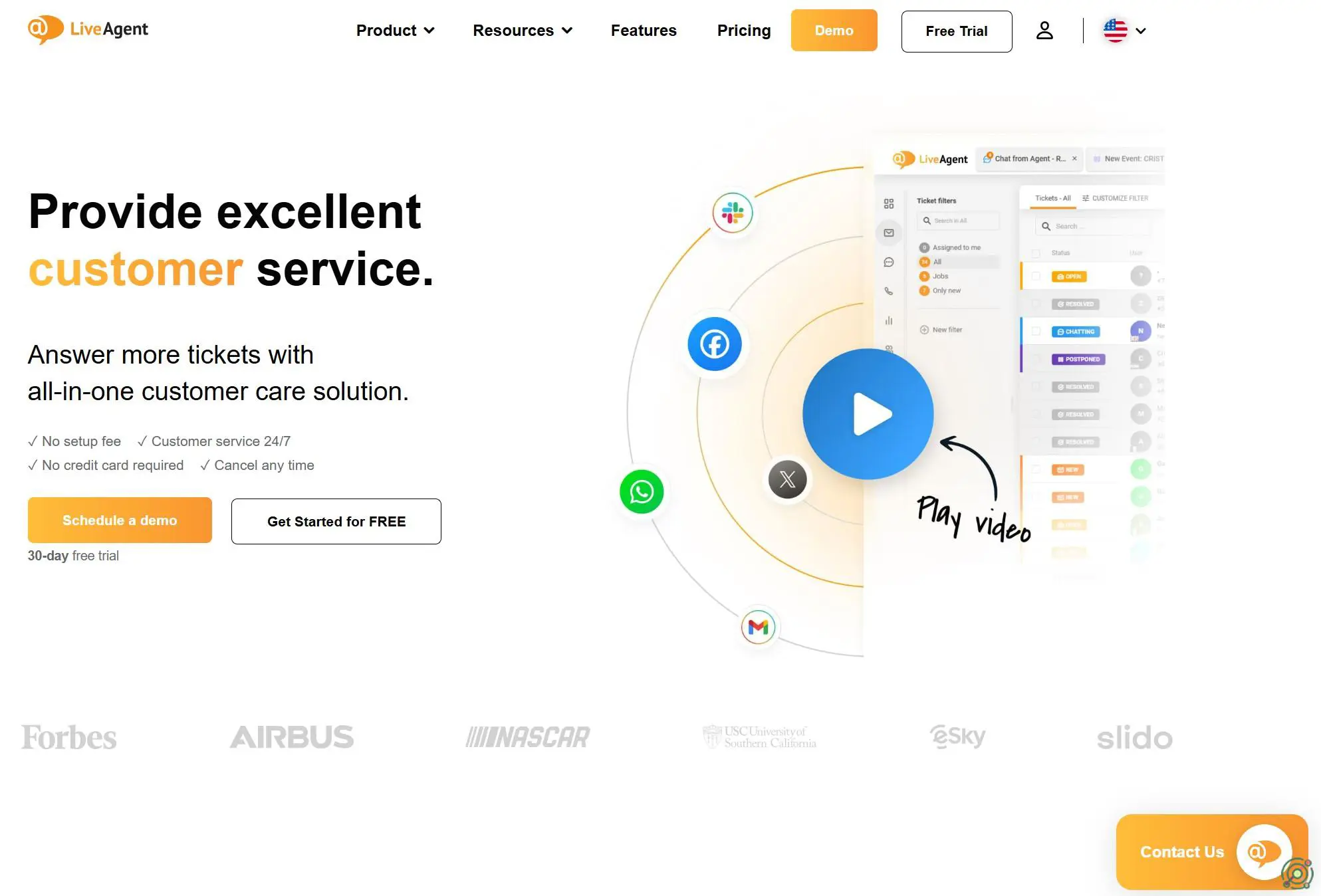 Customer support software integrating AI to enhance service efficiency.