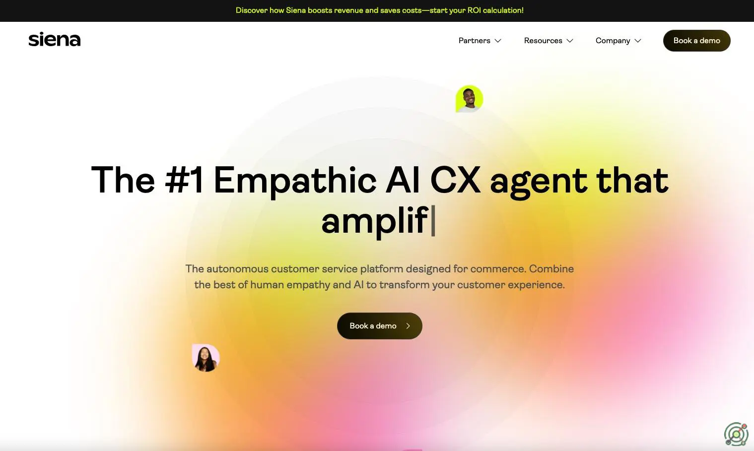 An empathic AI customer service platform that autonomously resolves complex customer interactions across multiple channels.