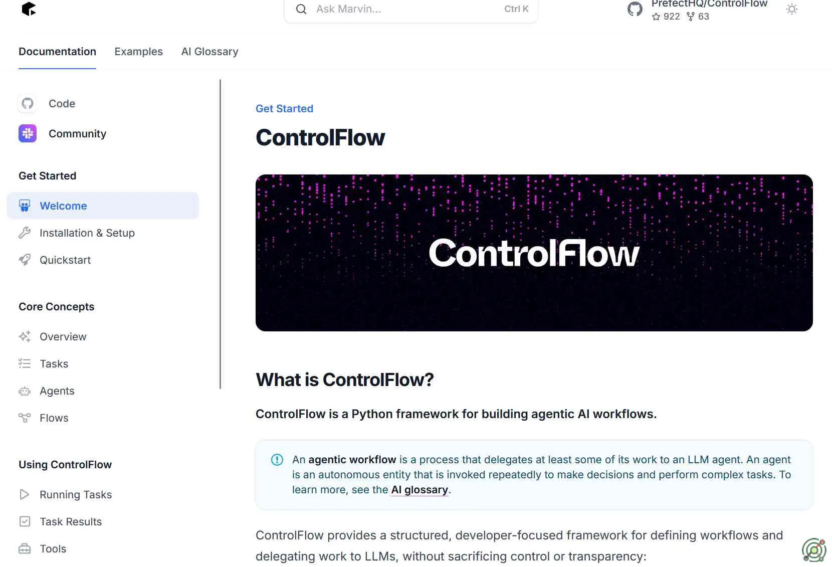 A Python framework for building agentic AI workflows with task-centric design.
