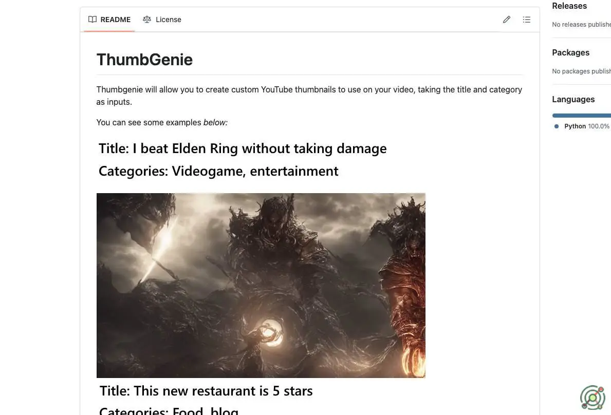 An AI-powered tool that automatically generates personalized YouTube thumbnails tailored to your content.