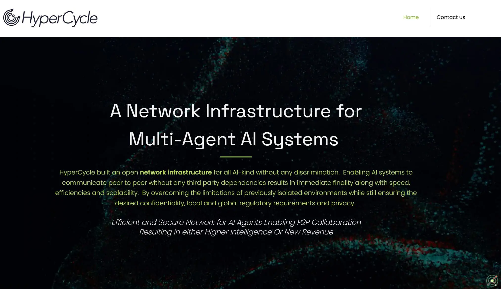 Decentralized network enabling secure peer-to-peer collaboration among AI agents.
