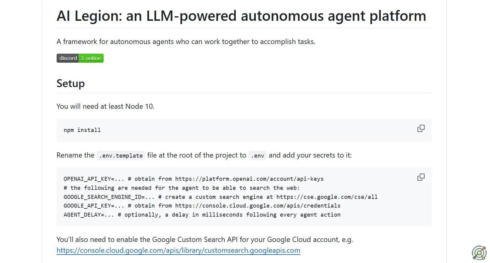 An open-source platform for creating autonomous AI agents that collaborate to accomplish tasks.