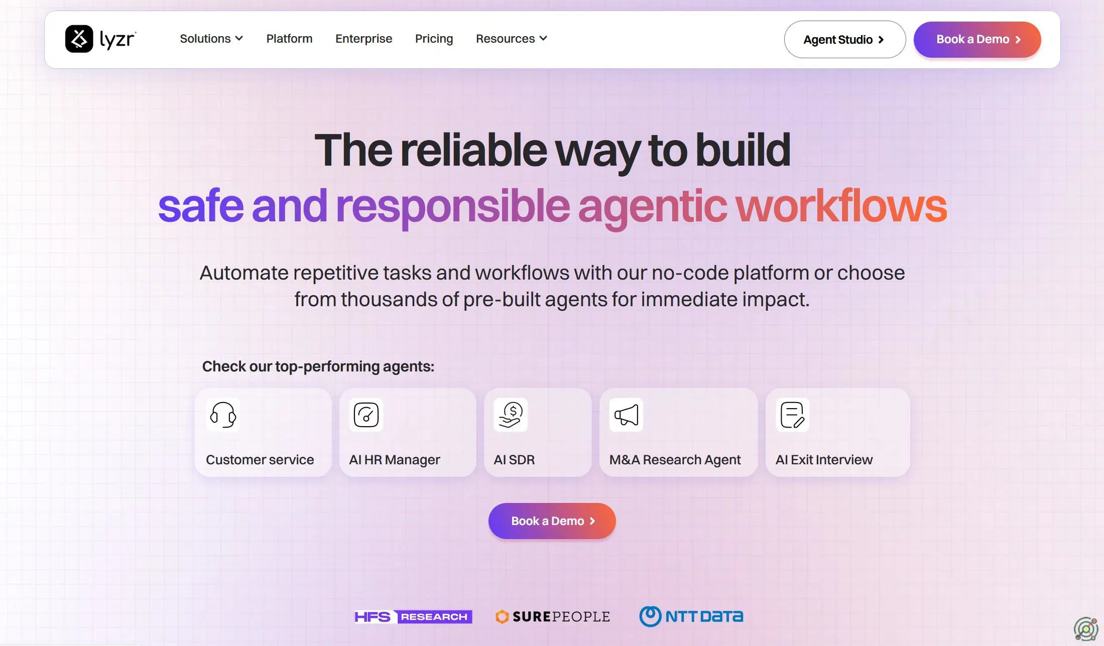 A platform to create, deploy, and manage AI agents for automating business workflows.