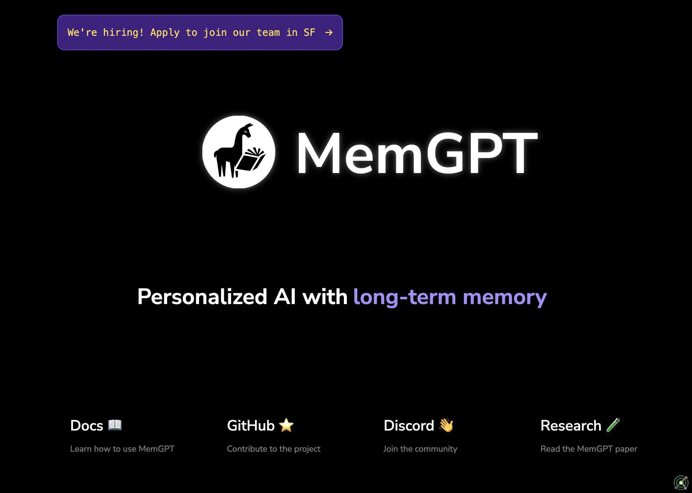An AI framework that equips large language models with long-term memory and self-editing capabilities for unbounded context management.