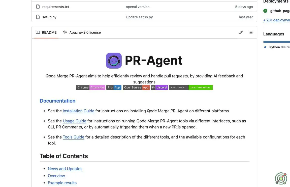 An AI-powered tool that automates pull request analysis, providing feedback, suggestions, and more to streamline the code review process.