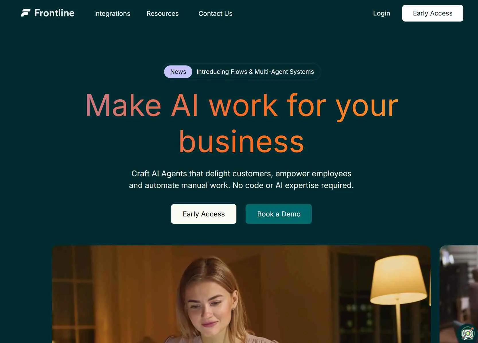 A no-code platform that enables businesses to create and deploy AI agents for customer engagement, employee empowerment, and workflow automation.