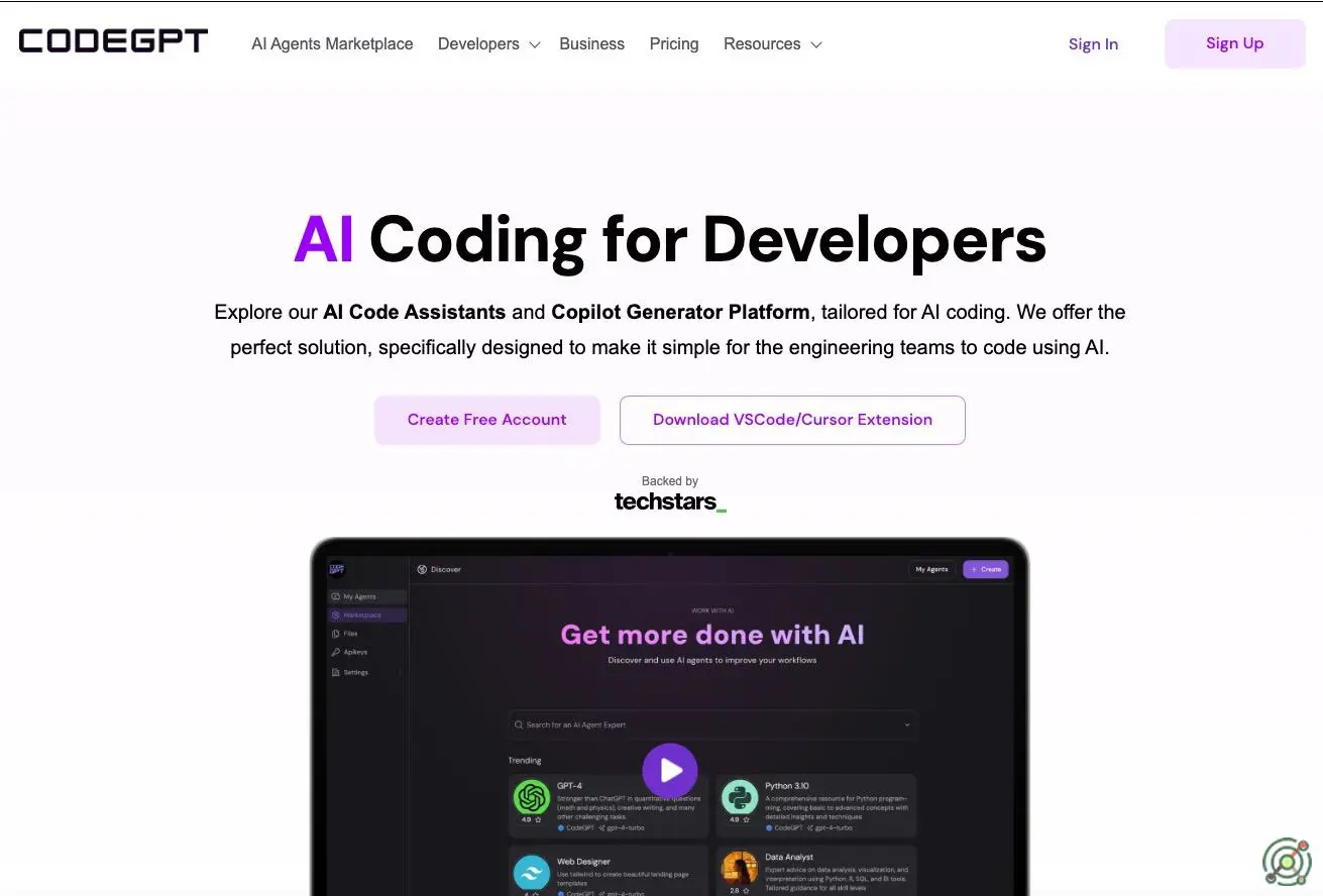An AI-powered coding assistant offering customizable solutions for code generation, completion, and explanation, integrated seamlessly within your development environment.