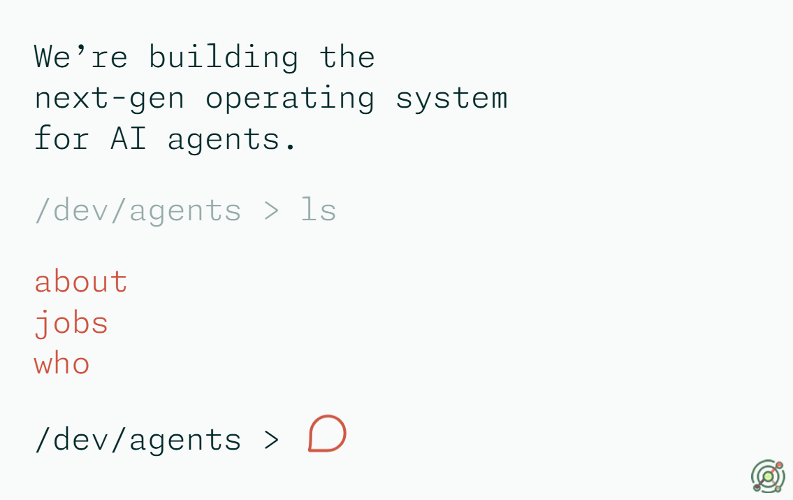 A next-gen operating system enabling developers to build AI agents with ease and efficiency.