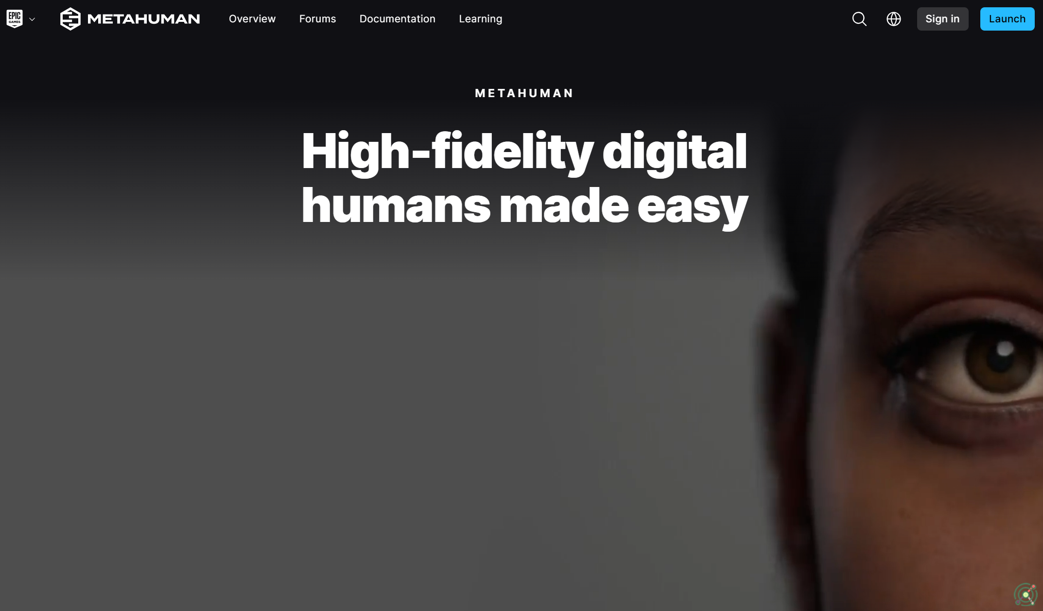 A free cloud-based tool for creating photorealistic digital humans, fully rigged and ready for animation.