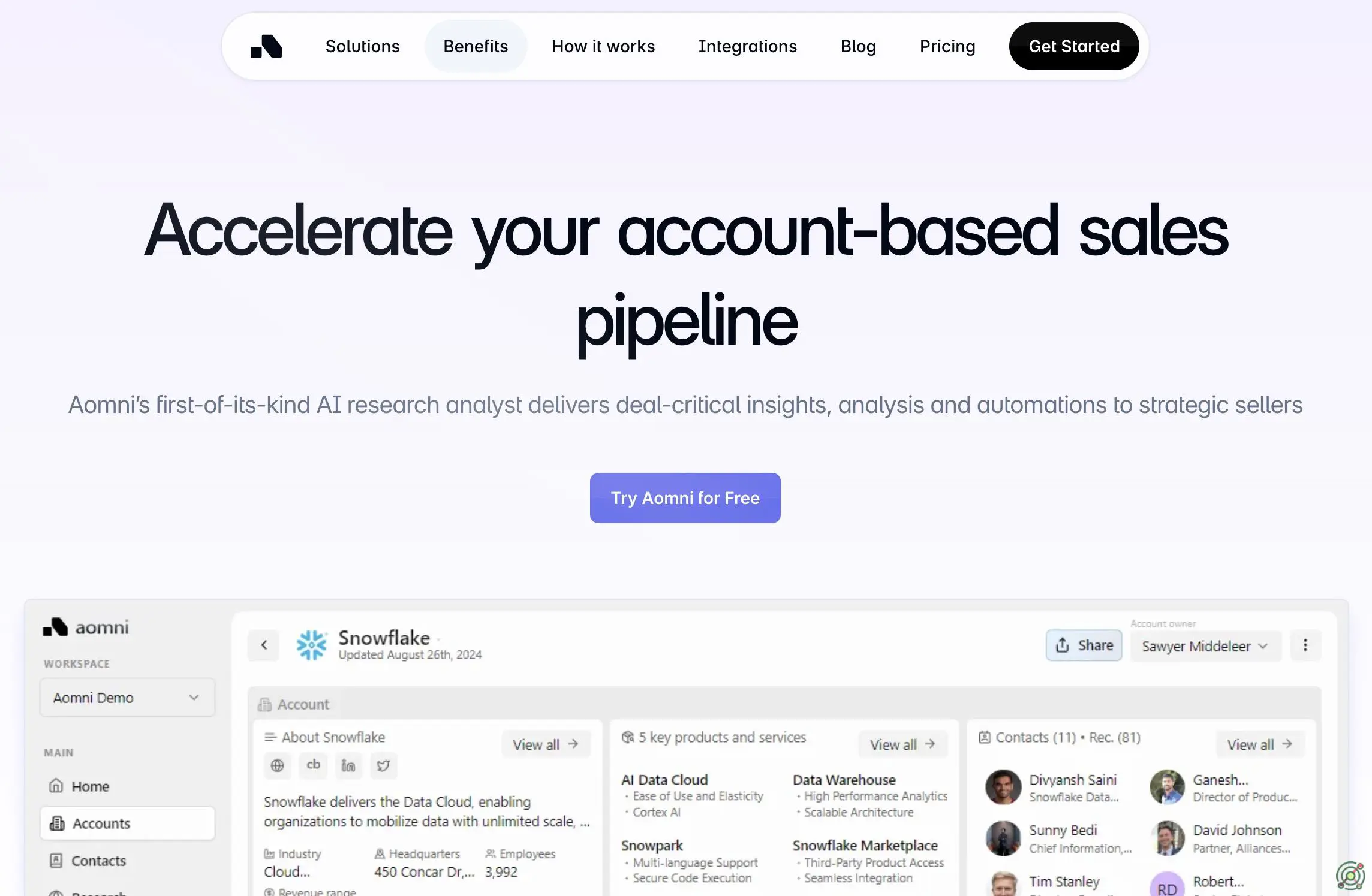 An AI-powered platform that accelerates account-based sales by generating personalized value propositions and sales materials tailored to each stakeholder's unique needs.