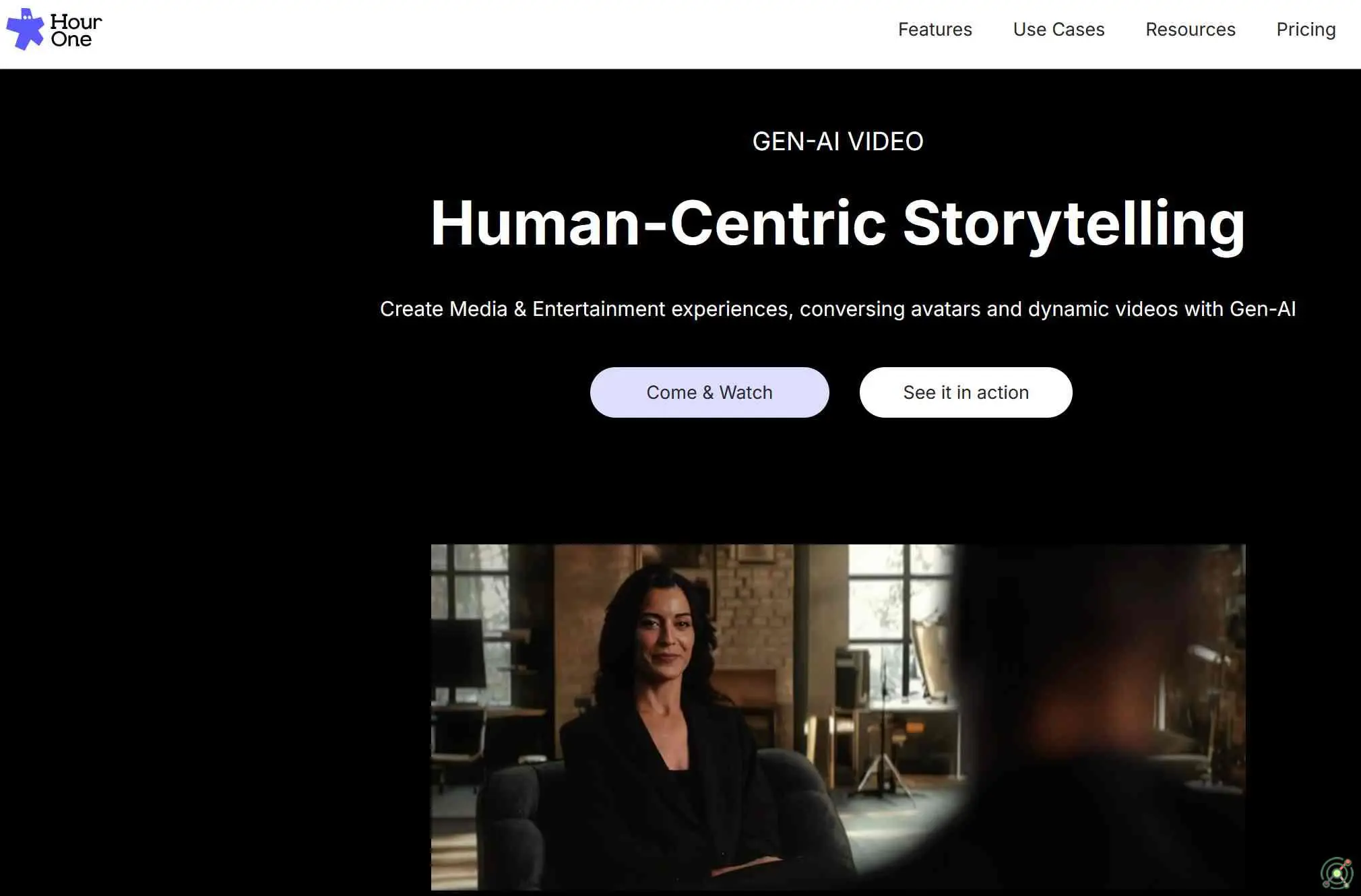 An AI-driven platform that converts text into professional videos featuring realistic virtual human avatars.