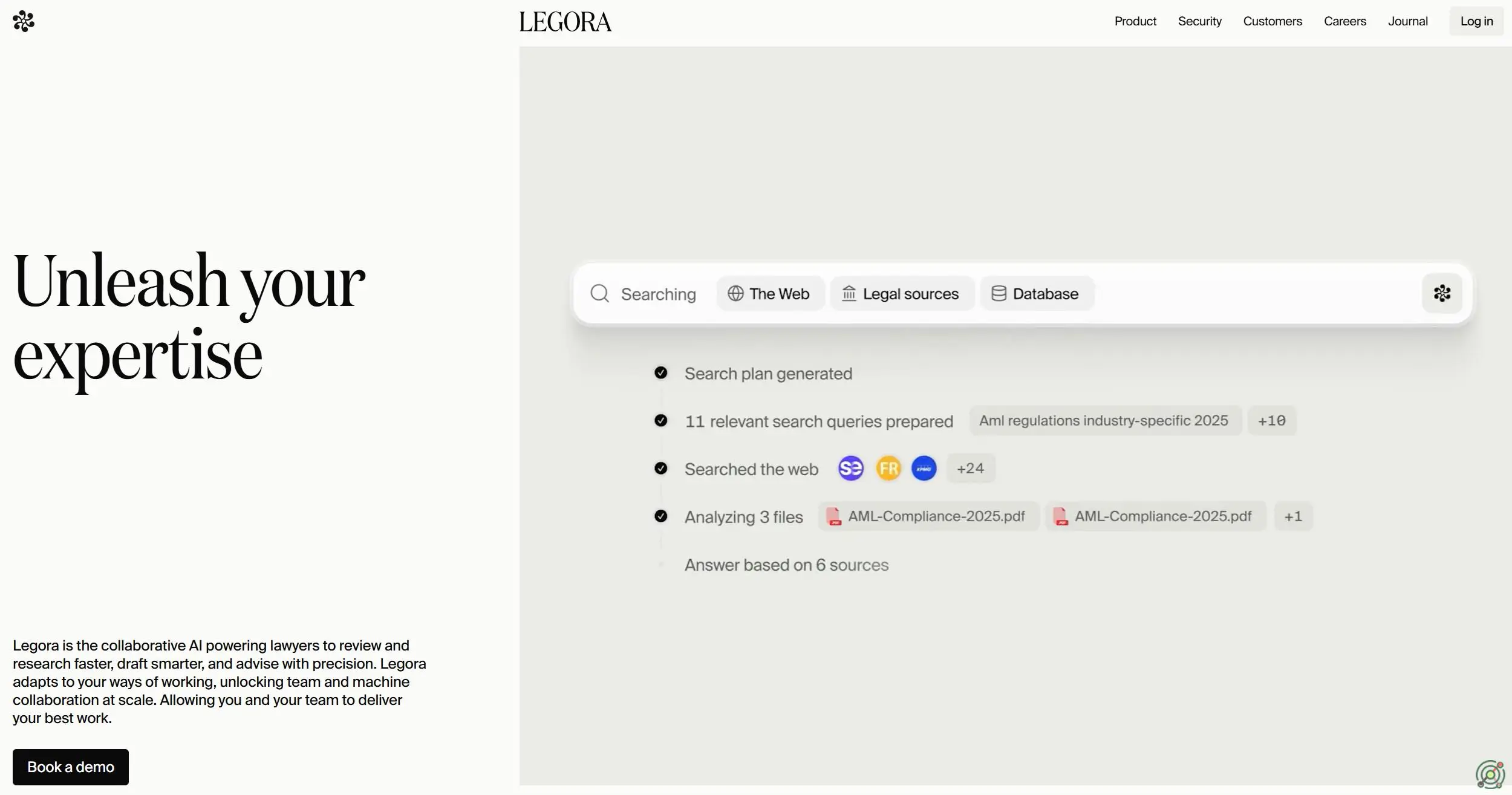 A collaborative AI platform helping legal teams review, draft, and research faster with precision and scale.