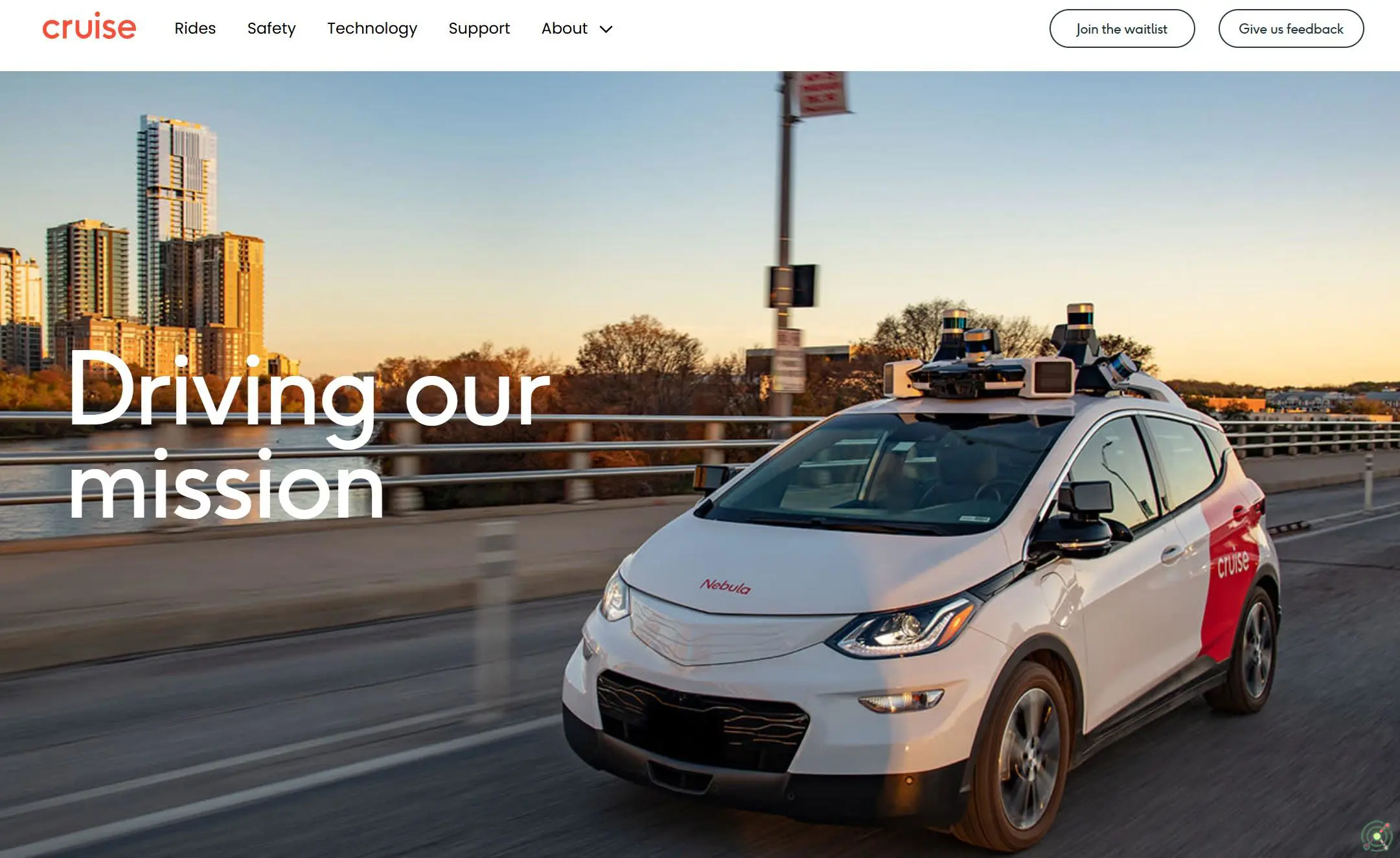 Developer of autonomous vehicle technology aiming to revolutionize transportation.