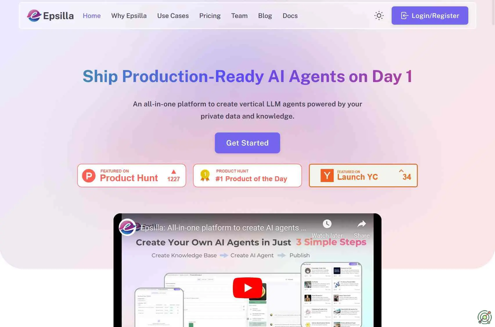 An all-in-one platform for creating AI agents powered by your private data and knowledge, offering no-code solutions for professionals and enterprises.